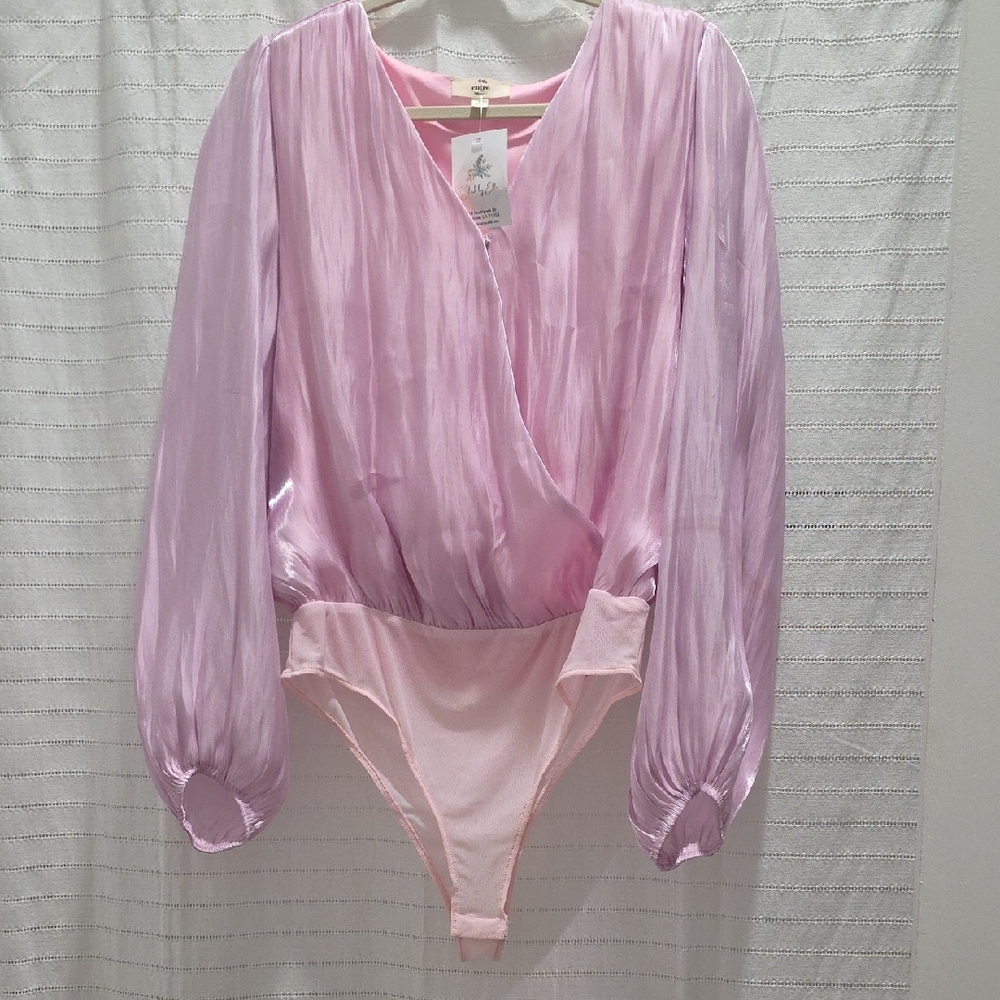 Entro Shimmering Lavender/Pink Bodysuit - Picture 2 of 8